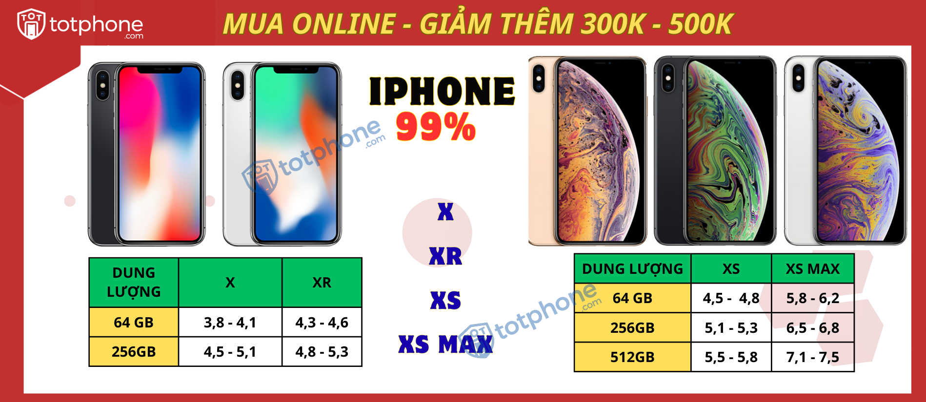 iPhone XS Max cũ giá tốt tại Tốt Phone